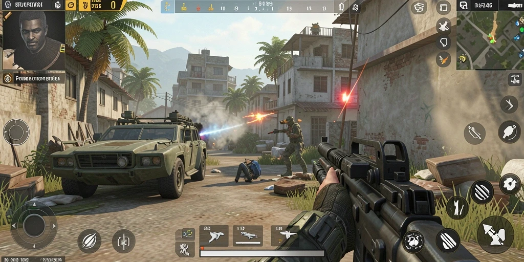 Gameplay intens dan seru dalam 3446 dengan grafis menarik.