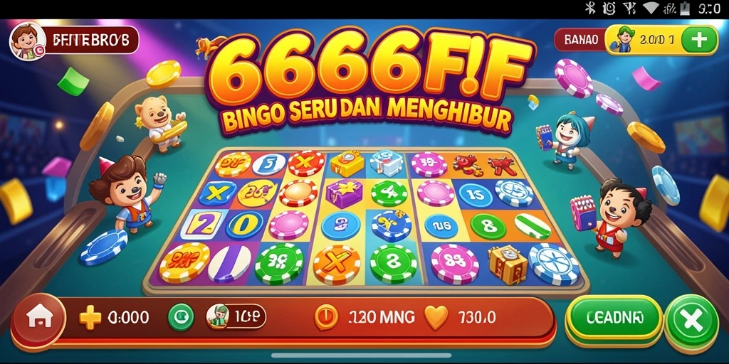 Gambaran layar permainan Bingo yang seru dan interaktif.