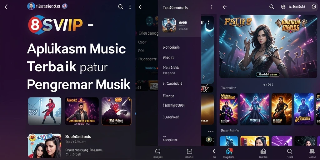 Tampilan gameplay 8SVIP yang menarik dan interaktif dengan musik.