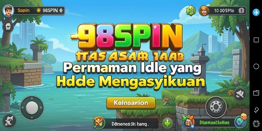 Tampilan gameplay dari 98SPIN menampilkan keseruan permainan Idle.