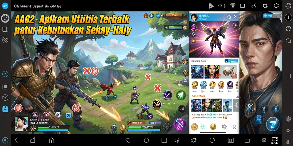 Screenshot utama AA62 menunjukkan tampilan antarmuka yang intuitif dan mudah digunakan.
