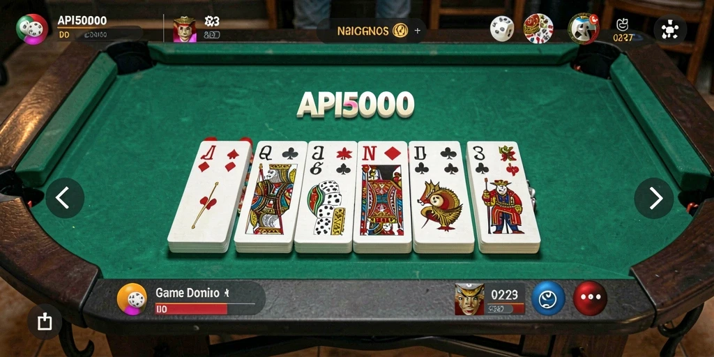 Screenshot menunjukkan gameplay seru di API5000 dengan teman-teman.