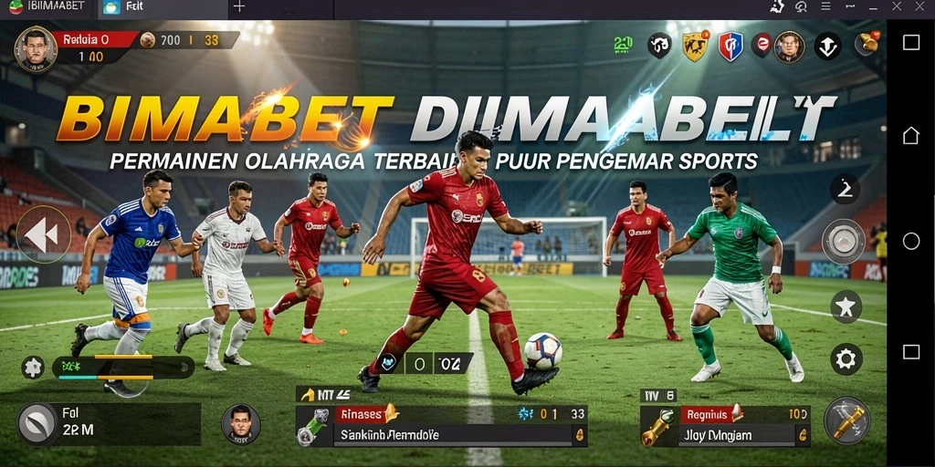 Tangkapan layar gameplay BIMABET yang penuh aksi olahraga.