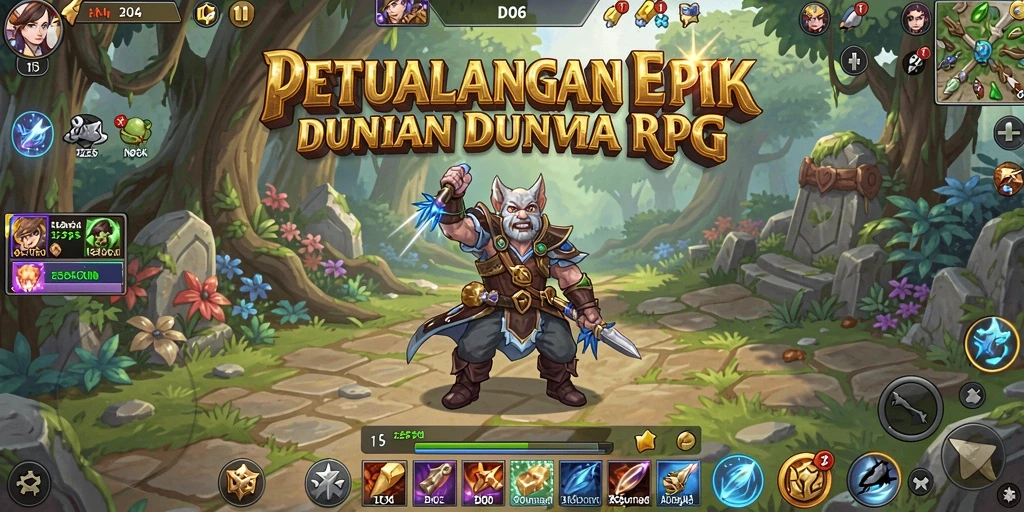 Tangkapan layar utama D06 menampilkan aksi pertempuran yang mendebarkan.