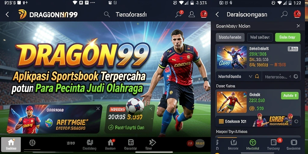 Tampilan antarmuka DRAGON99 dalam taruhan olahraga yang menarik.