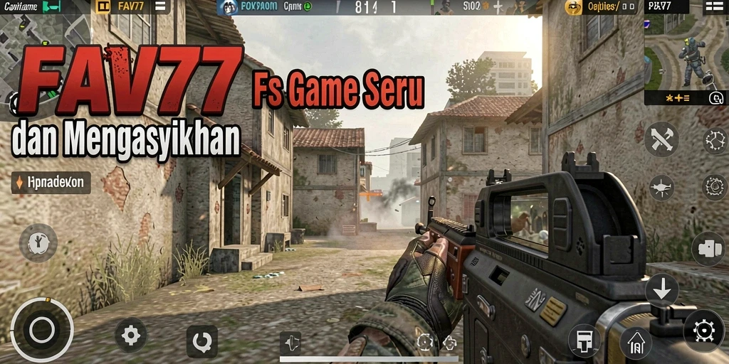 Gameplay seru dalam FAV77 dengan aksi tembak-menembak intens.