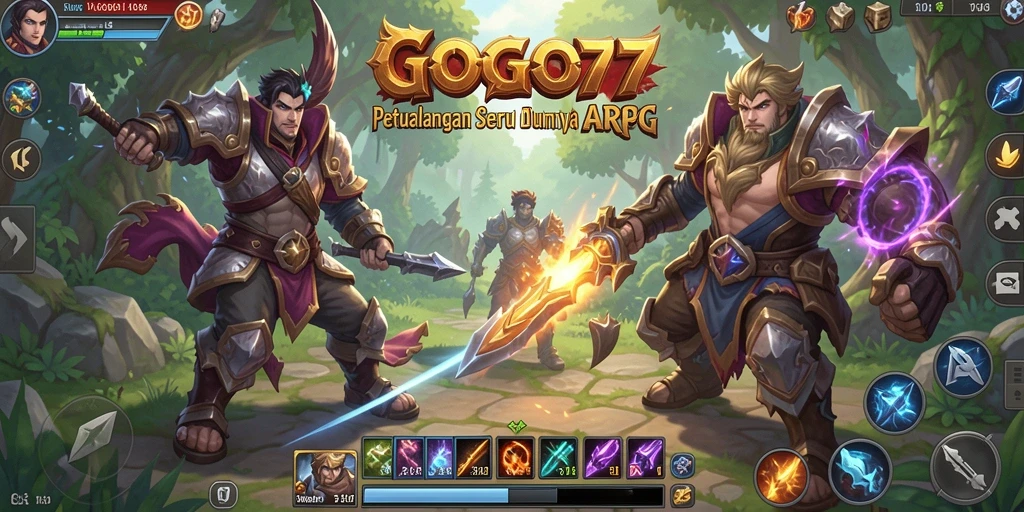 Tampilan gameplay <strong>GOGO77</strong> yang seru dalam aksi ARPG.