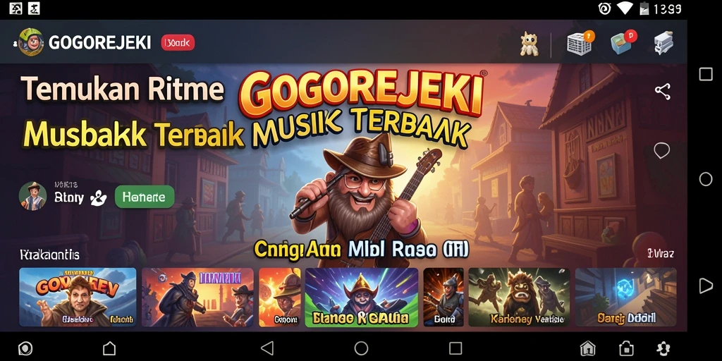 Tampilan gameplay GOGOREJEKI yang menarik dan interaktif.