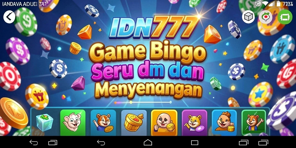 Screenshot gameplay IDN777 yang menampilkan keseruan bermain Bingo.