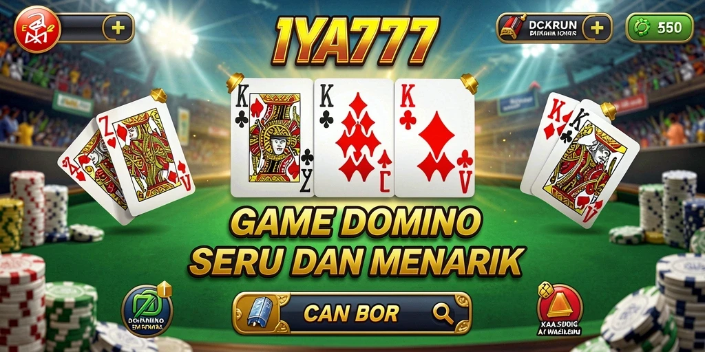 Tangkapan layar gameplay IYA777 yang menampilkan suasana permainan Domino.