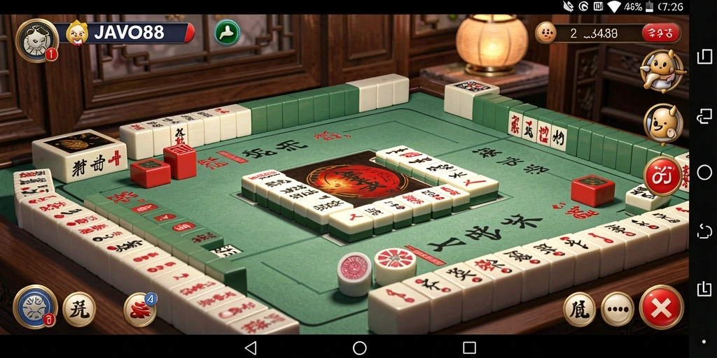 Gameplay seru Mahjong di JAVO88 dengan grafis memukau.