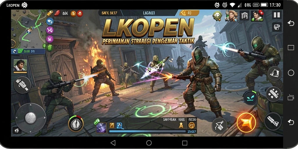 Tampilan menarik dari gameplay LKOPEN yang penuh strategi.