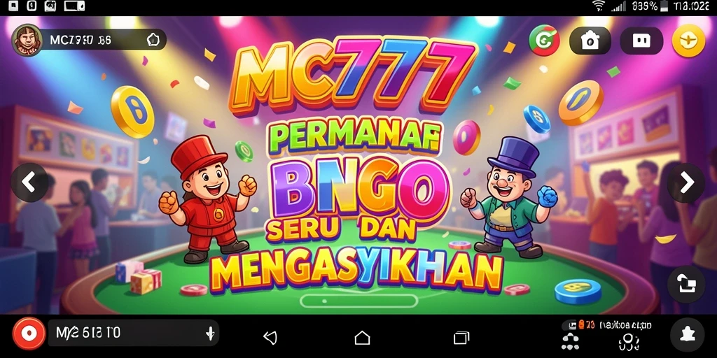 Tampilan gameplay Bingo yang menarik di MC777.