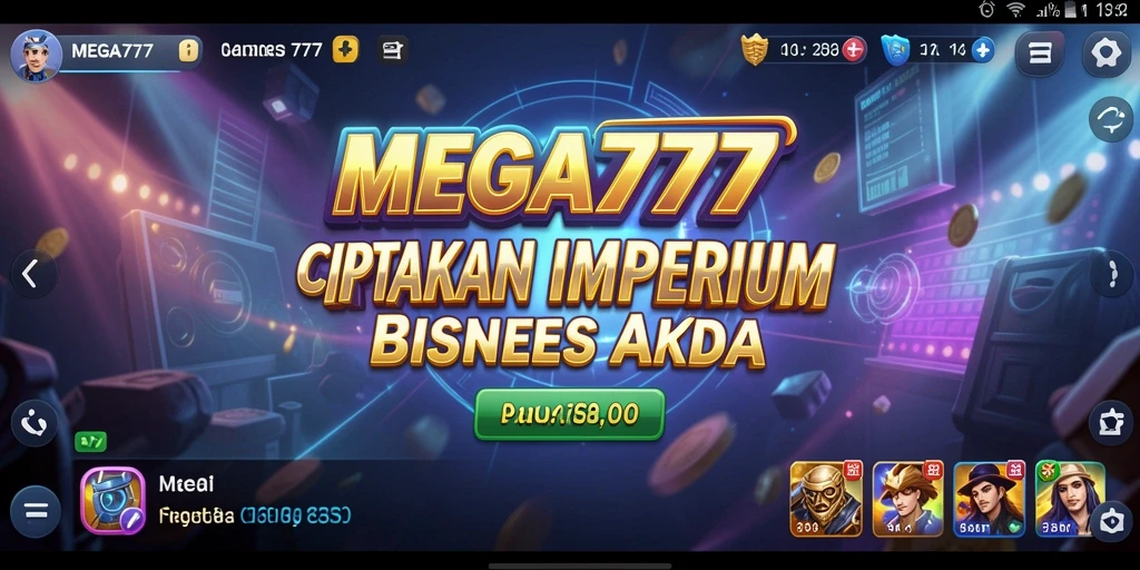 Tampilan gameplay MEGA777 yang menghadirkan keseruan Tycoon.