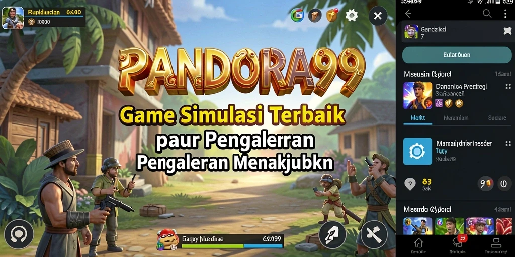 Tampilan menarik dari gameplay PANDORA99 dalam simulasi yang mendalam.
