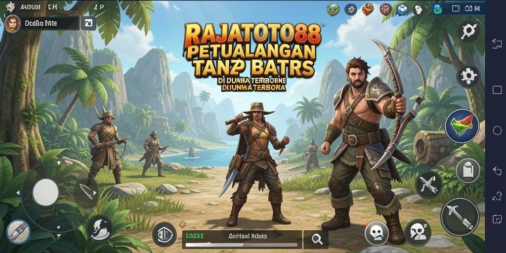 Screenshot gameplay RAJATOTO88 yang menampilkan eksplorasi dunia terbuka.