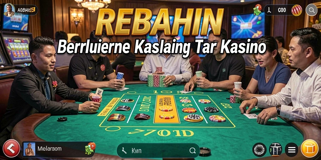 Tampilan menarik gameplay Kasino di REBAHIN.