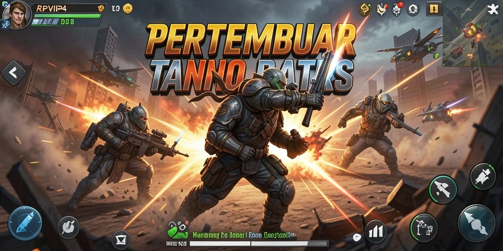 Screenshot gameplay RPVIP4 yang menunjukkan aksi seru dan mendebarkan.