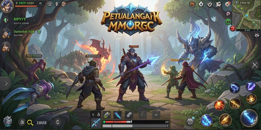 Screenshot menampilkan aksi pertempuran seru di RPYYY.