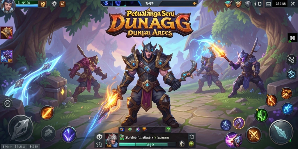 Screenshot gameplay SIAP108 menampilkan pertarungan seru dan grafis menawan dalam genre ARPG.