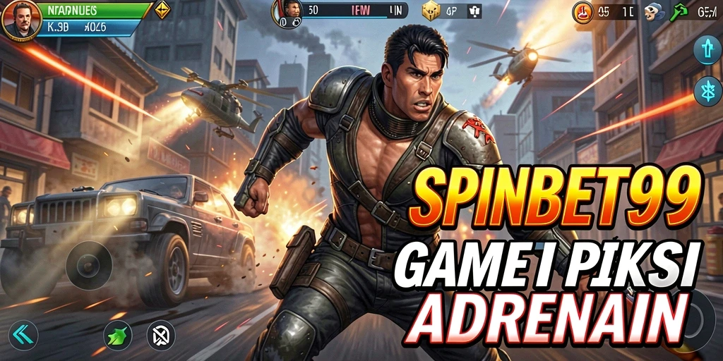 Tampilan gameplay SPINBET99 yang intens dan penuh aksi.