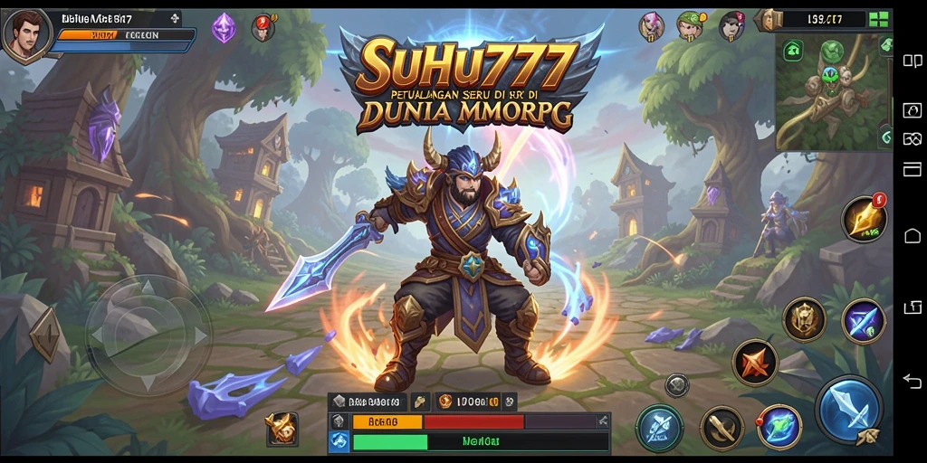 Tampilan gameplay <strong>SUHU777</strong> yang menakjubkan dalam dunia MMORPG.
