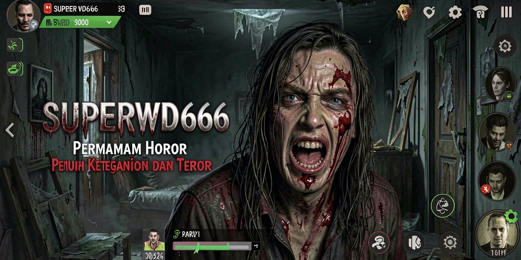 Gameplay menegangkan dari SUPERWD666 saat menjelajahi kegelapan.