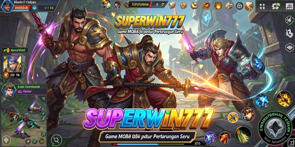 Tampilan gameplay menarik dari SUPERWIN777 dengan pertarungan epik.