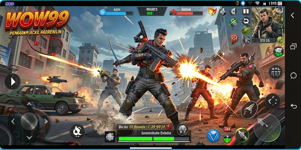 Screengrab dari gameplay WOW99 yang menyajikan aksi menegangkan.