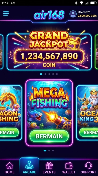 Screenshot koleksi aplikasi terbaru di air168.